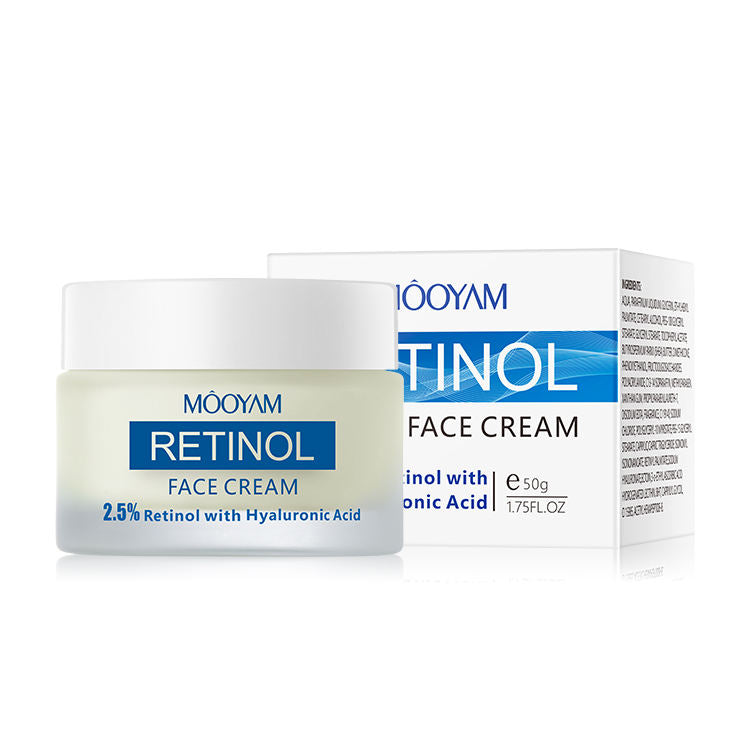 2.5% Retinol Anti-Aging Moisturizer Face Cream – Skin Care, Wrinkle Removal, Collagen & Hyaluronic Acid Night Cream
