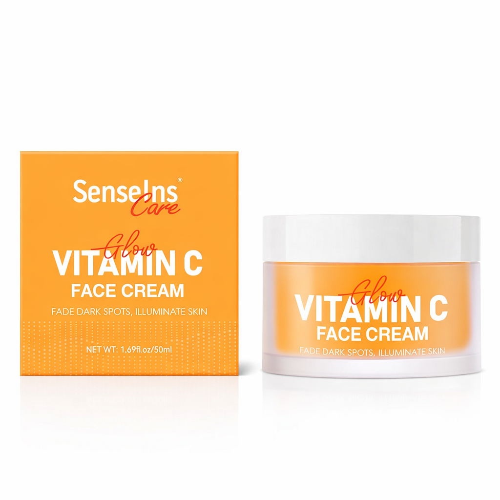 Glow Vitamin C Face Cream—Brightening, Anti-Dark Spots & Radiance Boosting Moisturizer (50 ml)