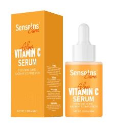 Brightening Vitamin C Serum for youthful skin, boosts radiance and reduces dark spots, part of luxury skincare essentials.